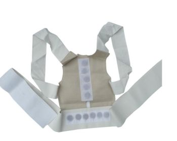 Magnetic Therapy Belt Posture Corrector (Option: 2-Blanco-XXL)