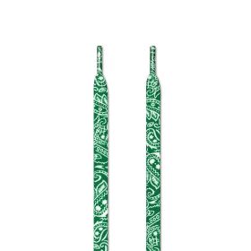 High Quality Cashew Flowers Shoelaces Women Men Red Black Hand-painted High Top Sports CasualShoes Laces Accesories (Length: 120cm, Color: Color 21)