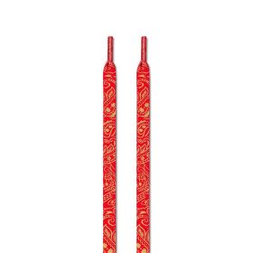 High Quality Cashew Flowers Shoelaces Women Men Red Black Hand-painted High Top Sports CasualShoes Laces Accesories (Length: 160cm, Color: Color 16)