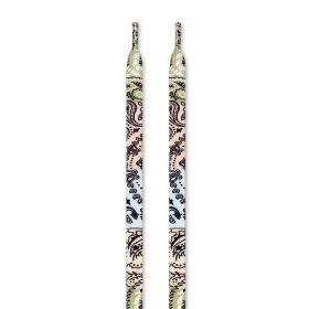 High Quality Cashew Flowers Shoelaces Women Men Red Black Hand-painted High Top Sports CasualShoes Laces Accesories (Length: 160cm, Color: Color 06)